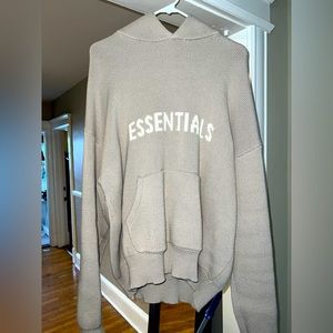 Essentials Knit Hoodie Small